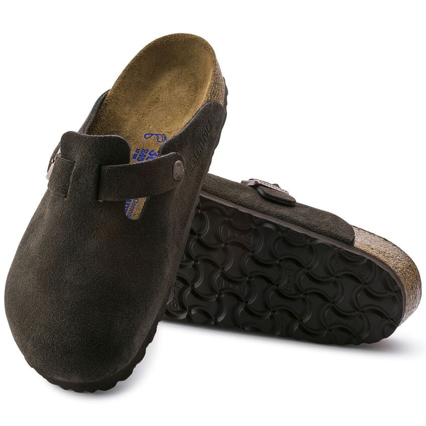 Birkenstock Mens Boston Soft Footbed Suede Leather – The  display picture 3