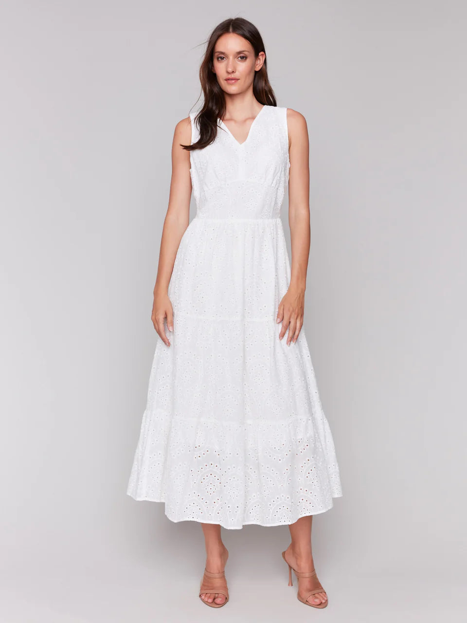 Charlie B Womens Lined Long Eyelet Dress The Sportsman Charlie B Womens Lined Long Eyelet Dress The Sportsman