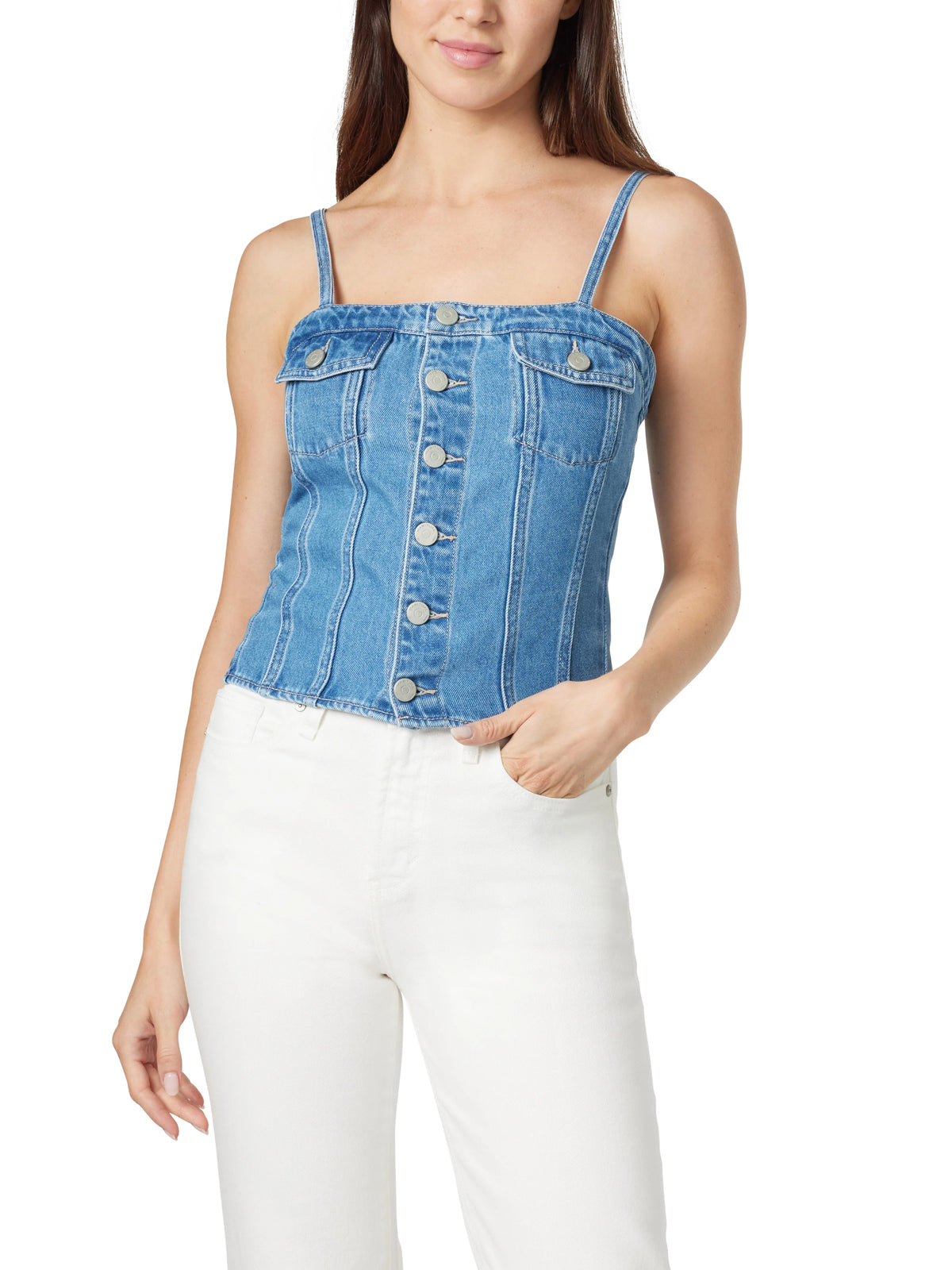 Habitual Womens Denim Bustier Top – The Sportsman