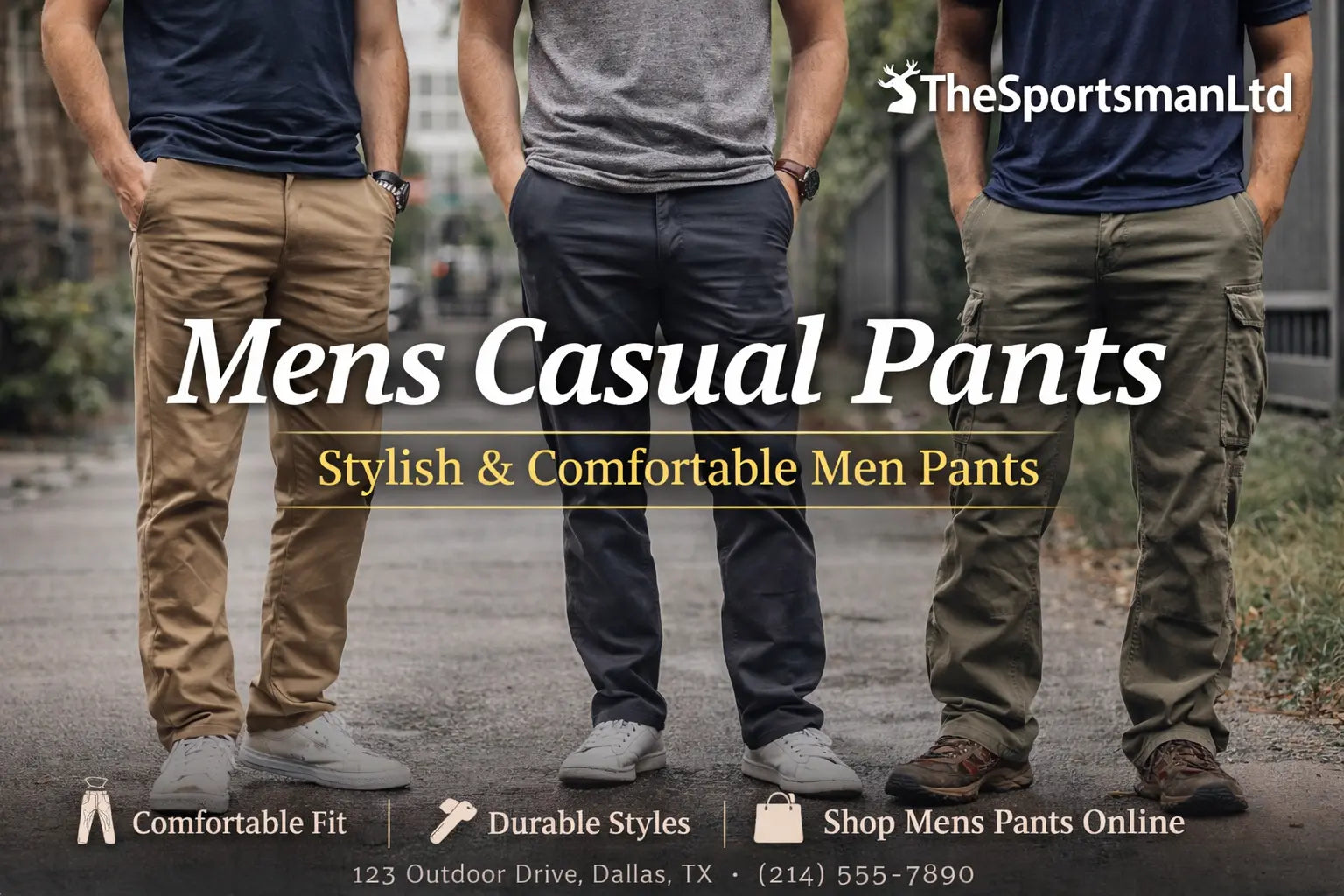 Mens Casual Pants 
