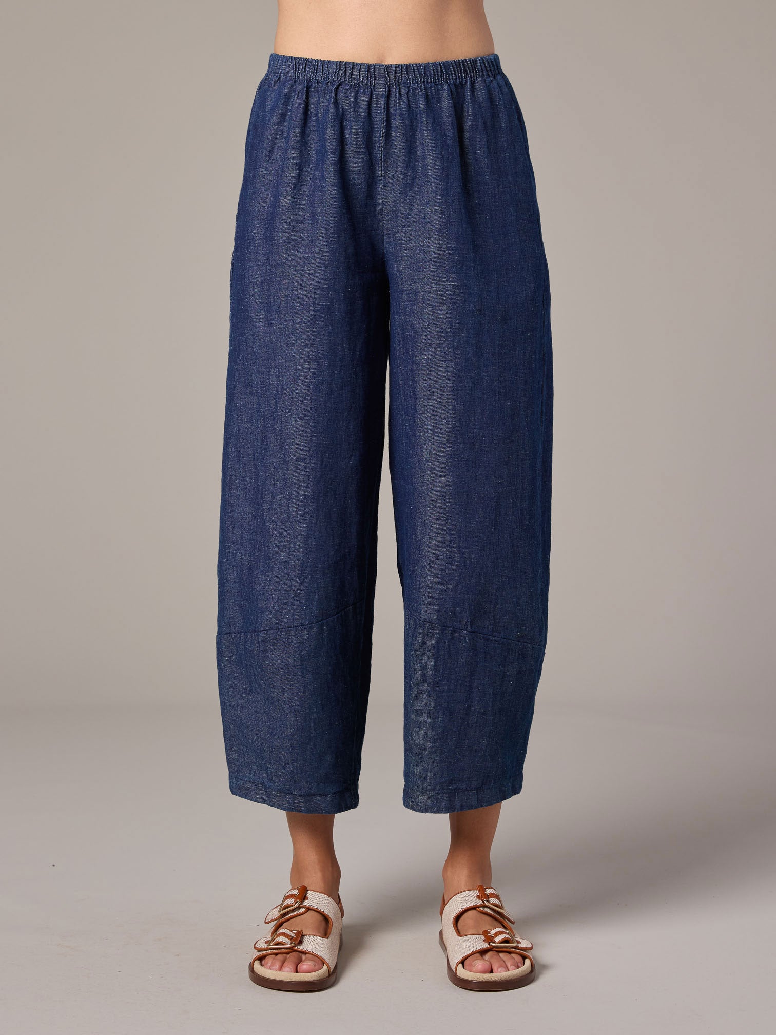 Cut Loose Womens Lantern Pant Flax Denim