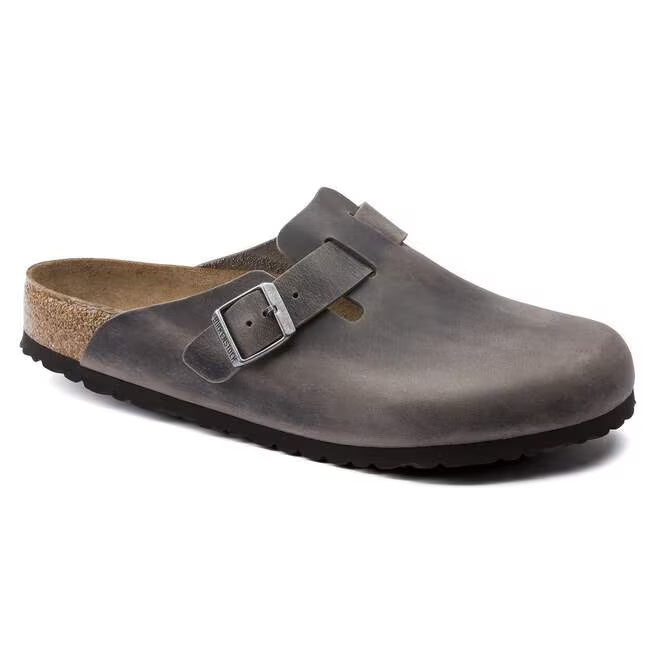 Birkenstock Mens Boston Soft Footbed Oiled Leather