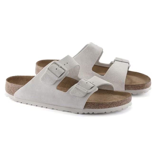 Birkenstock Womens Arizona Soft Footbed Suede Leather