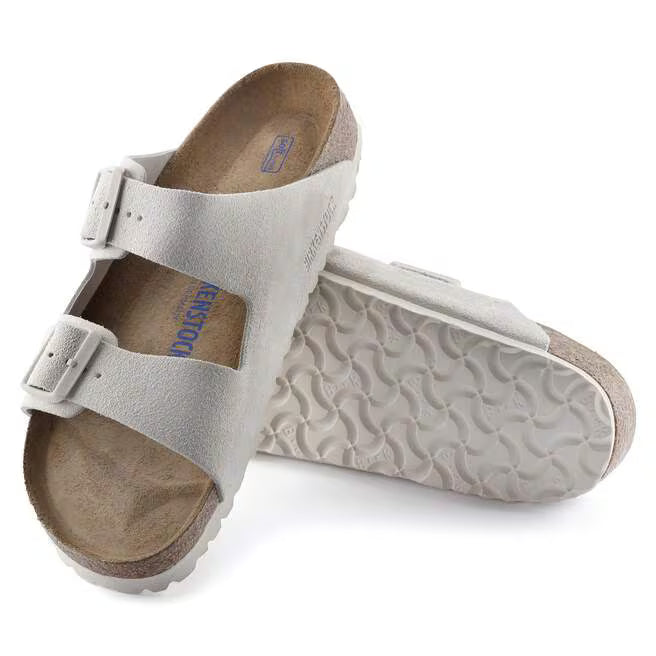Birkenstock Womens Arizona Soft Footbed Suede Leather