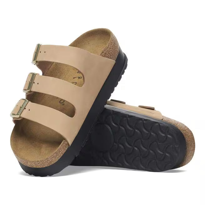 Papillio Womens Florida III Pap Flex Platform Nubuck Leather