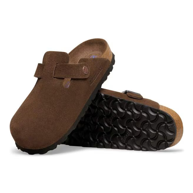 Birkenstock Womens Boston Suede Leather