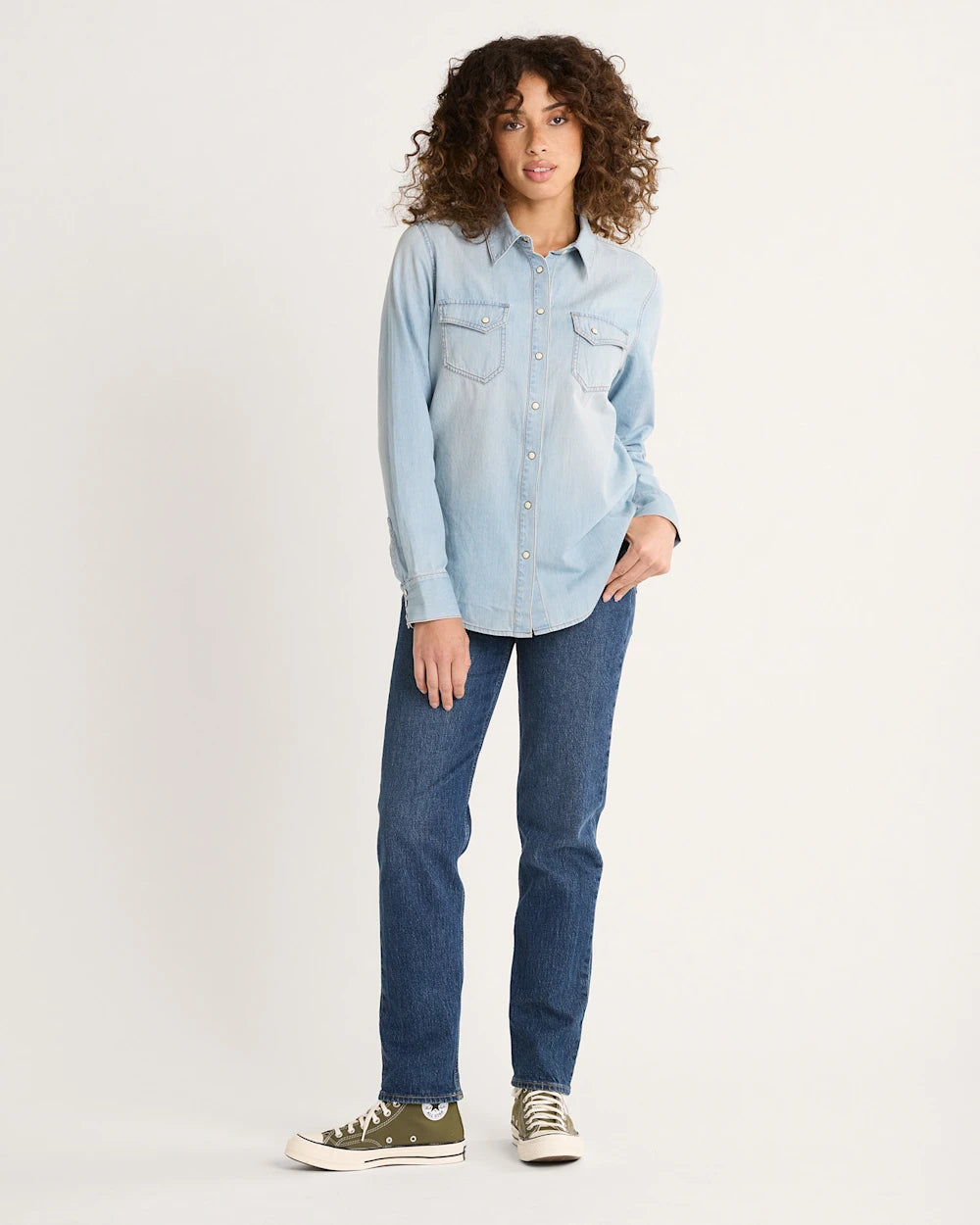 Pendleton Womens Chambray Gambler Shirt