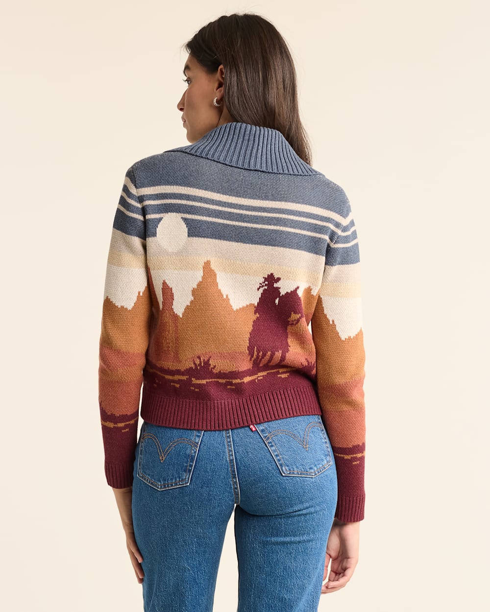Pendleton Womens Western Scenic Cardigan