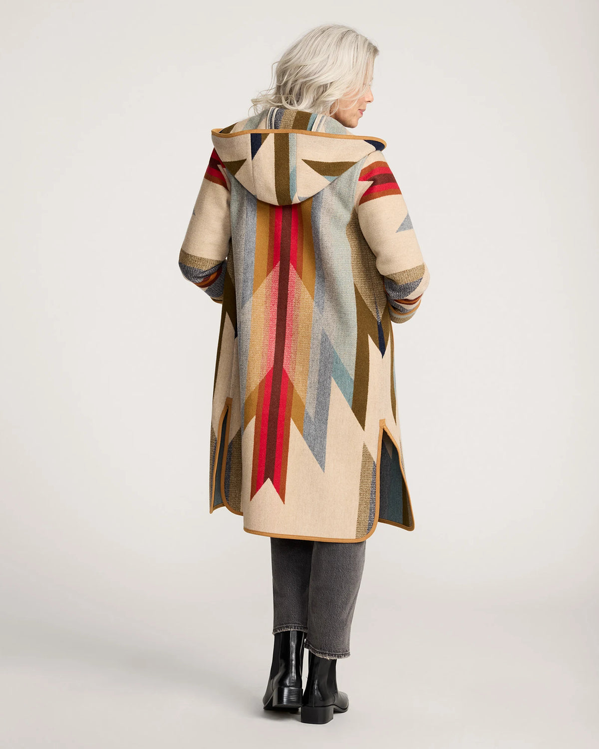 Pendleton Womens Wyeth Trail Wool Blanket Coat
