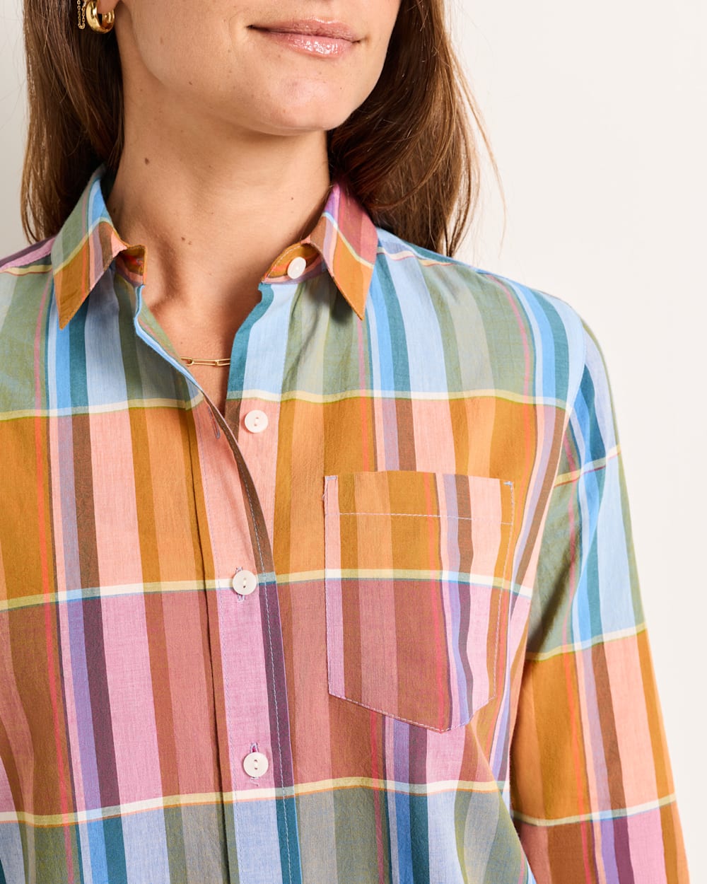 Pendleton Womens The Perfect One Pocket Shirt