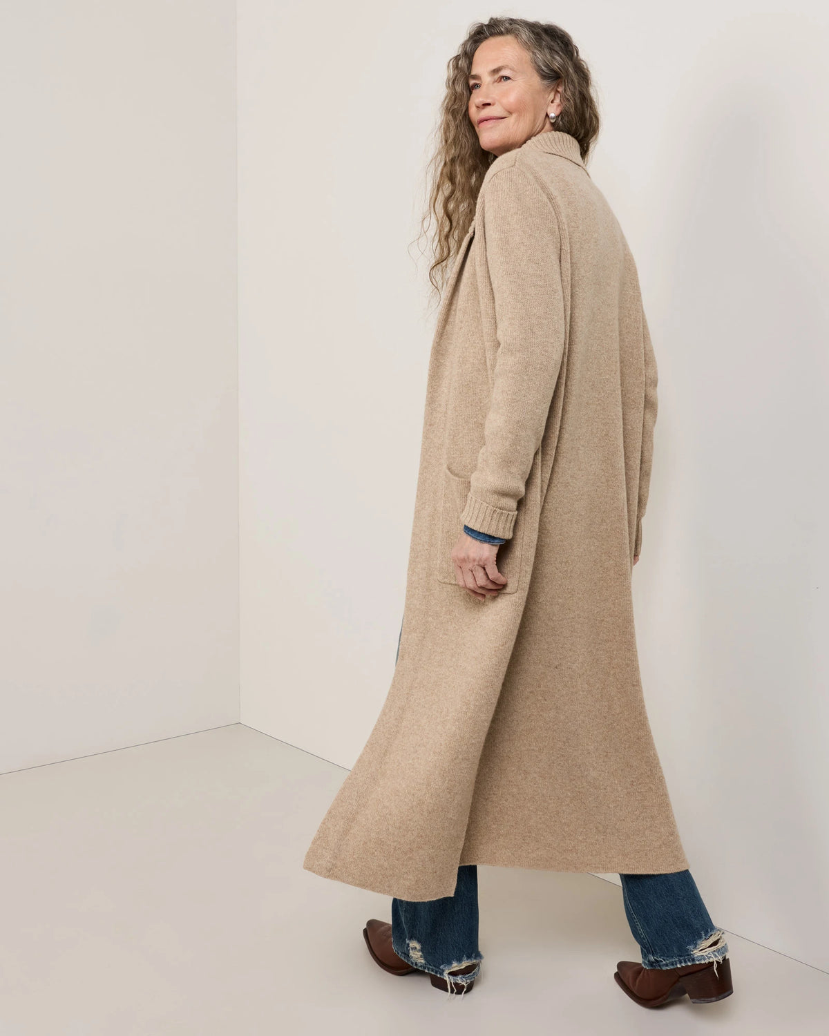 Pendleton Womens Lambswool Duster Cardigan
