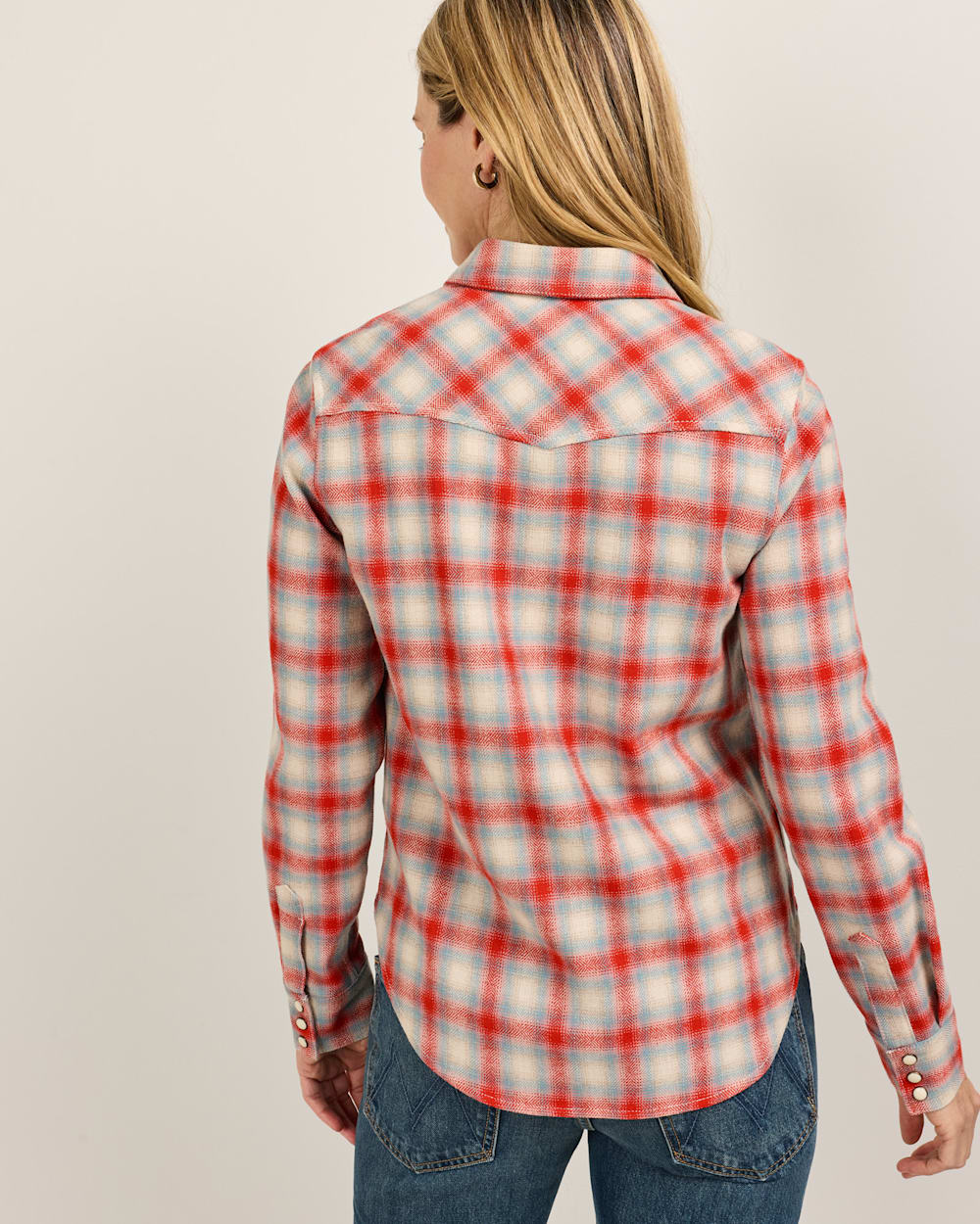 Pendleton Womens Plaid Wool Gambler Shirt