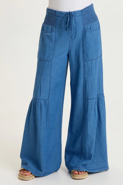 XCVI Womens Zain Wide Leg