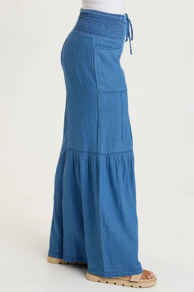 XCVI Womens Zain Wide Leg