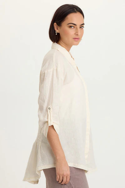 XCVI Womens Moira Button Up Shirt