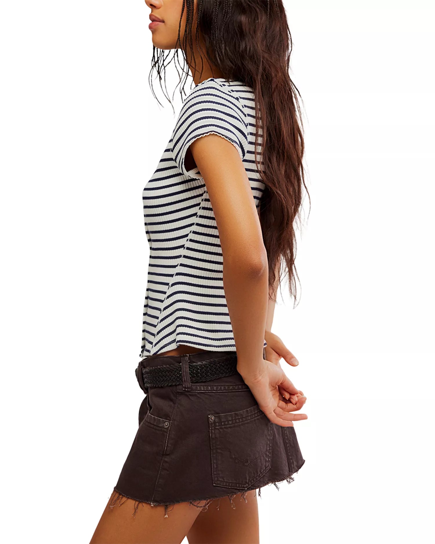 Free People Womens Most Wanted Striped Cardi