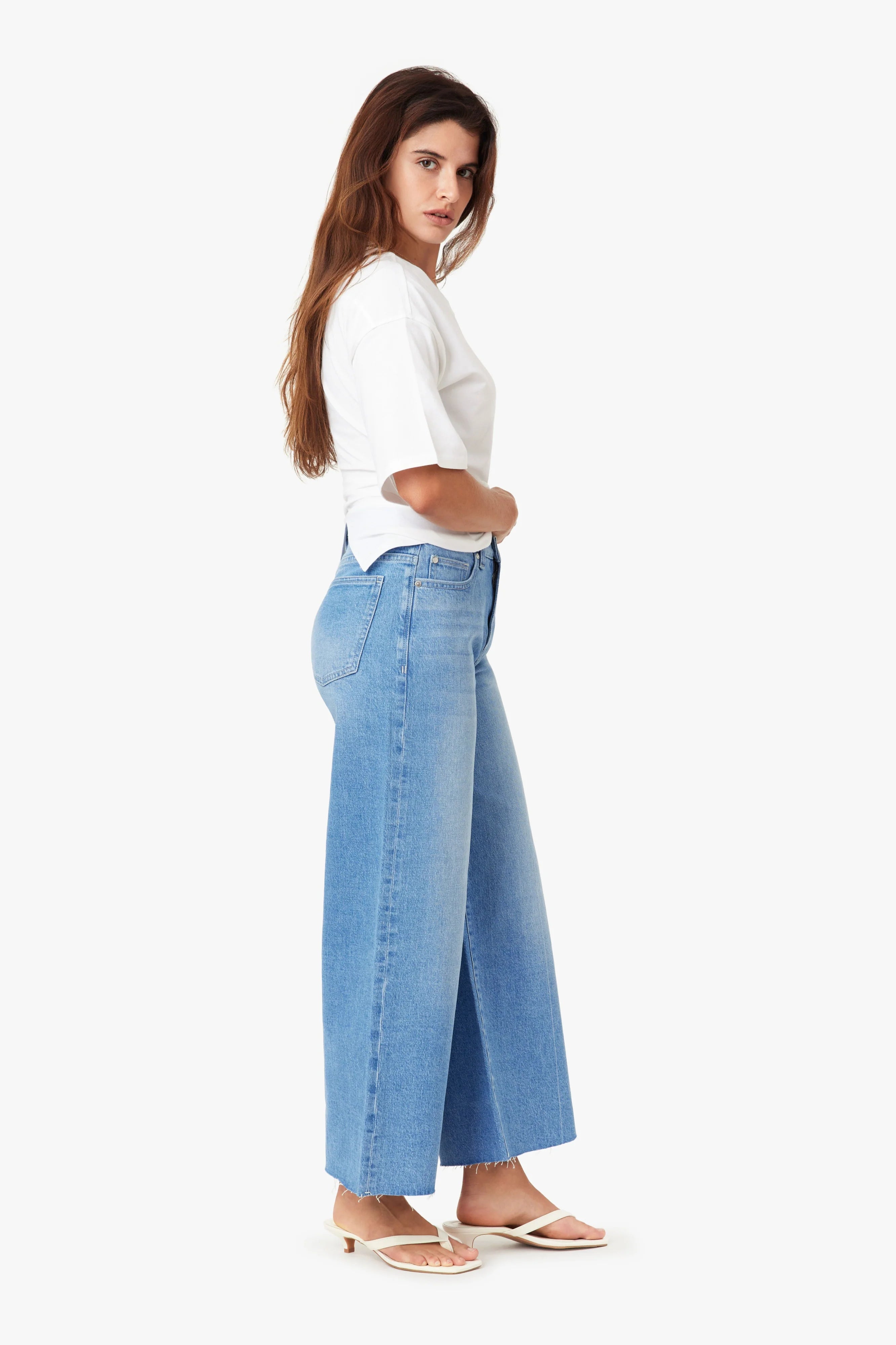 Habitual Womens Denver Wide Crop Jean