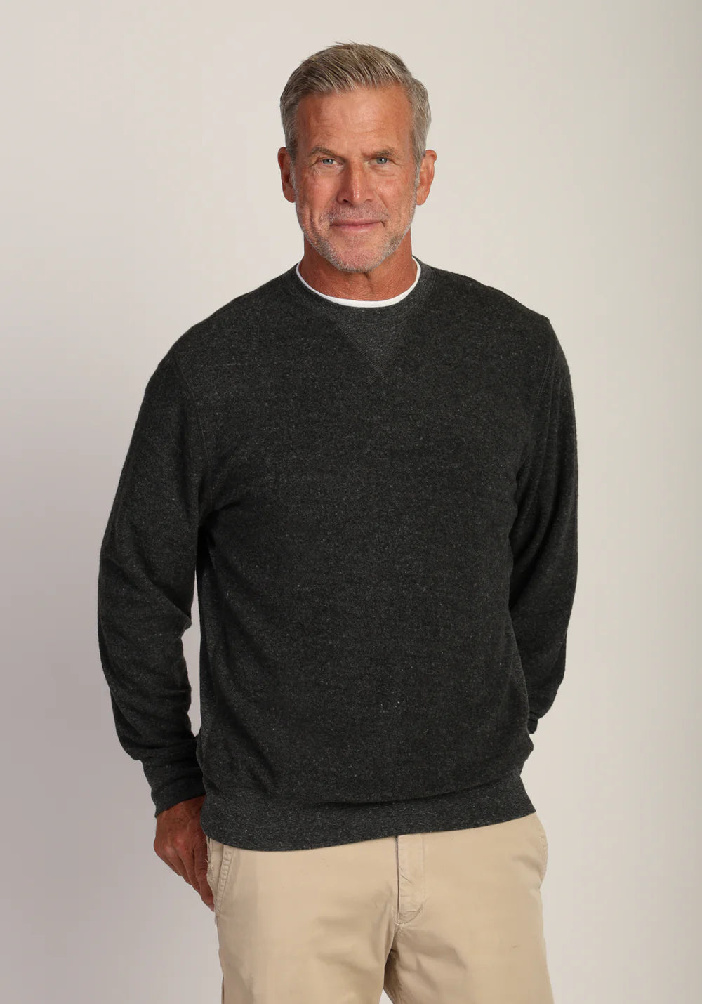 True Grit Mens Apres Fleece Vintage Sweatshirt