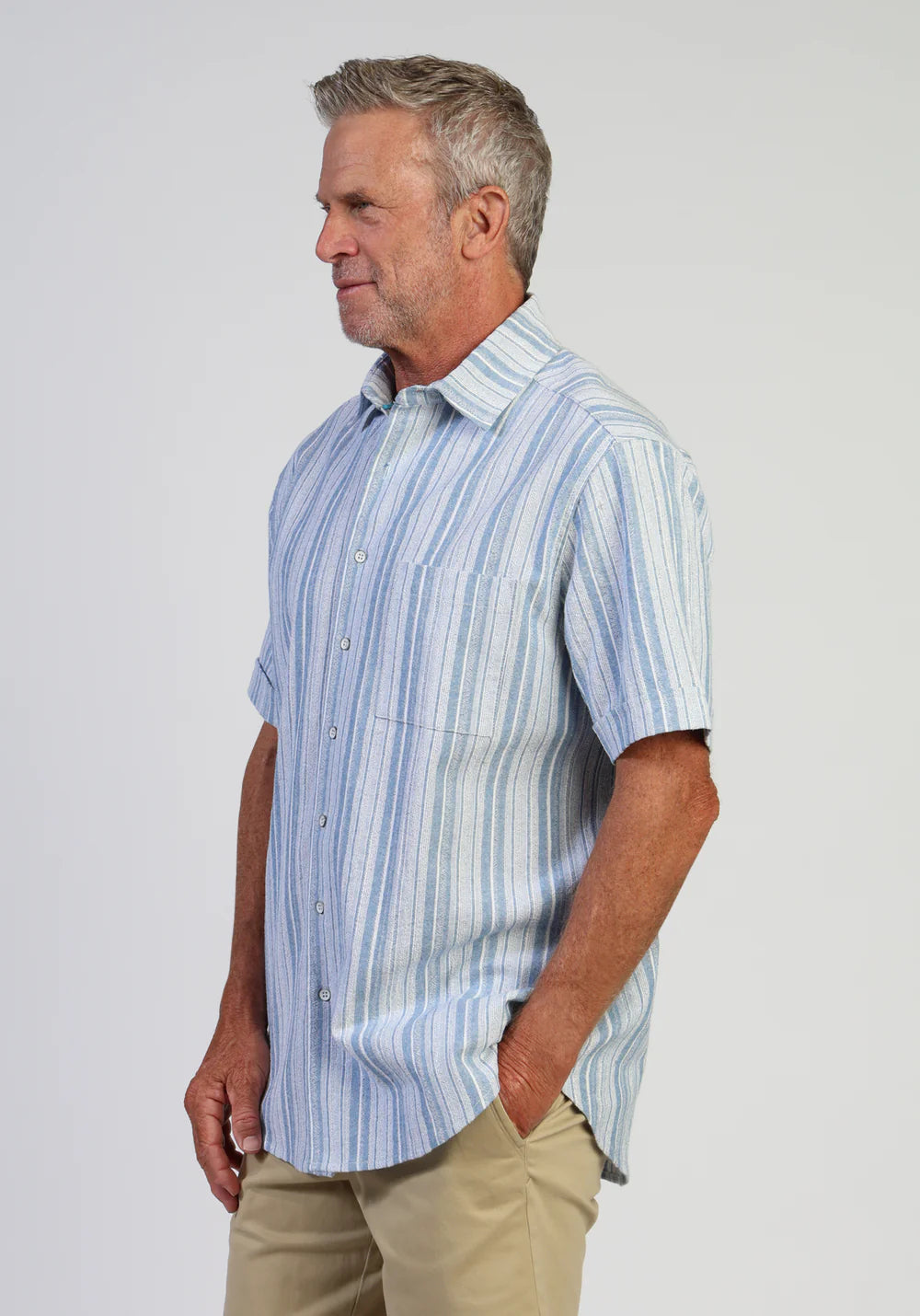 True Grit Mens Cloud Linen Shirt