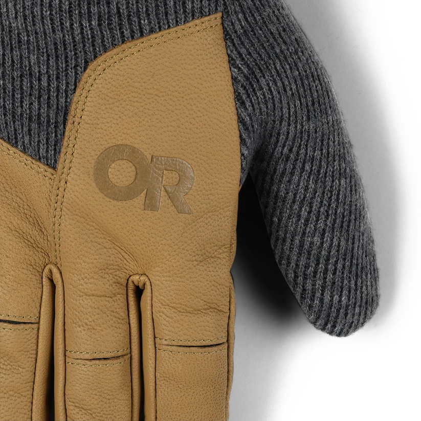 Outdoor Research Mens Flurry Leather Glove