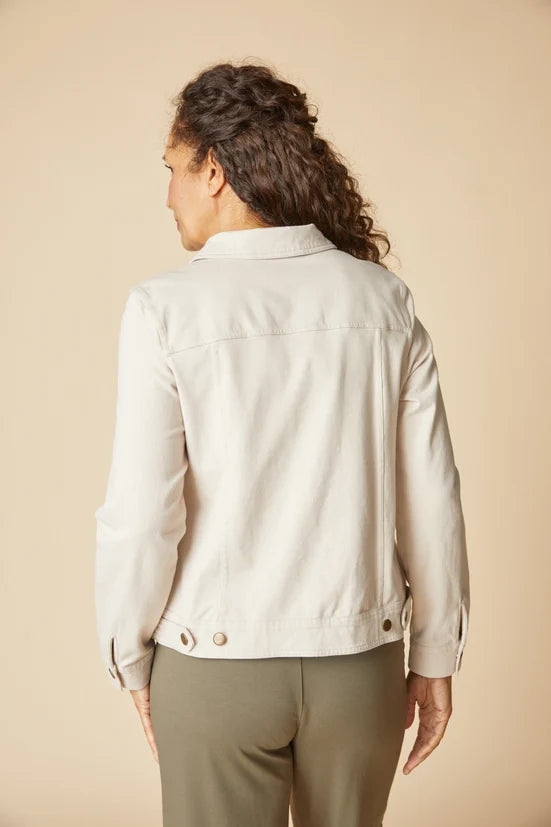 Habitat Womens Stonewash Knit Jean Jacket