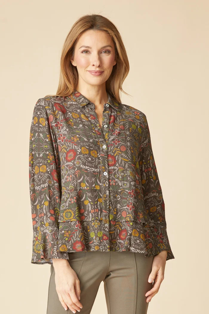Habitat Womens English Garden Flounce Shirt