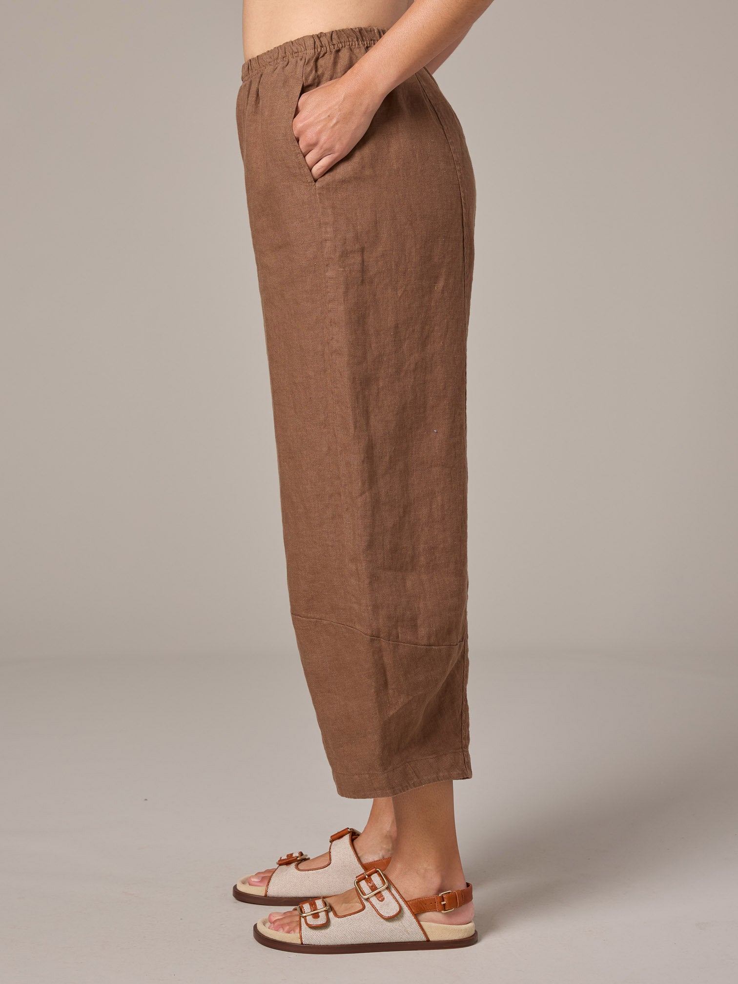 Cut Loose Womens Lantern Pant - Solid Linen