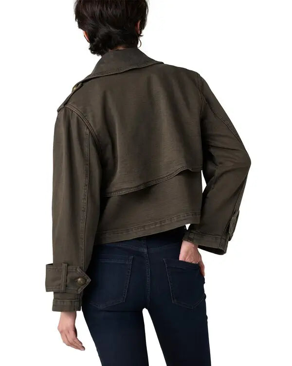 Liverpool Womens Cropped Denim Trench