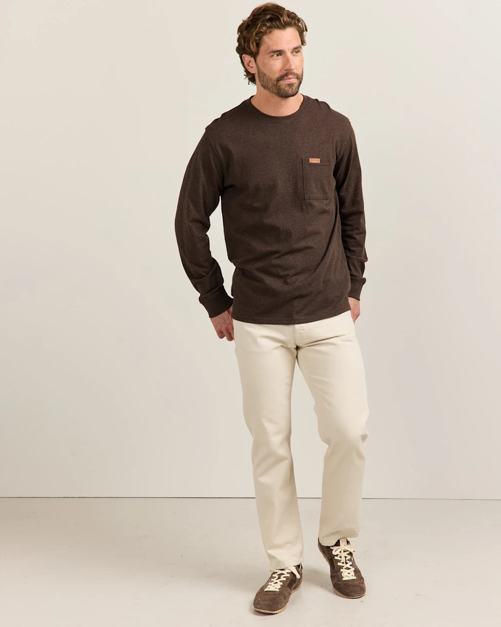 Pendleton Mens Long Sleeve Deschutes Pocket Tee