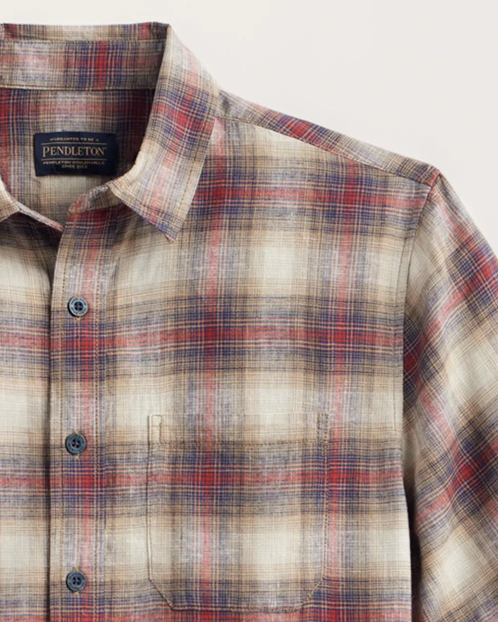 Pendleton Mens Dawson Linen Shirt SS