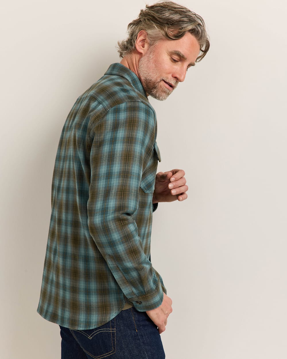 Pendleton Mens Plaid Burnside Cotton Flannel Shirt