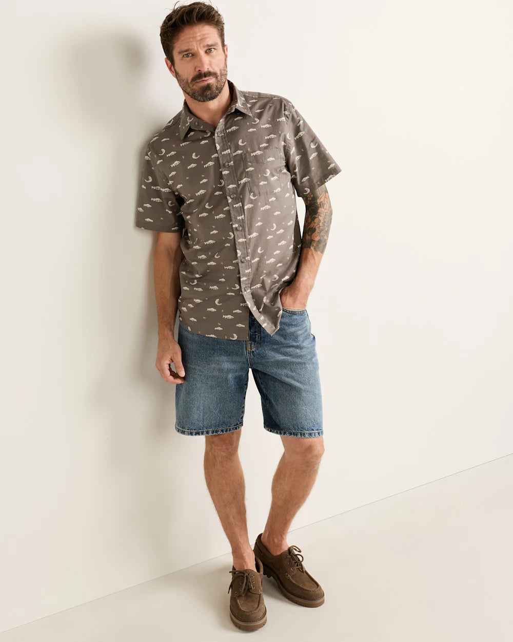 Pendleton Mens Short-Sleeve Shoreline Cotton Shirt