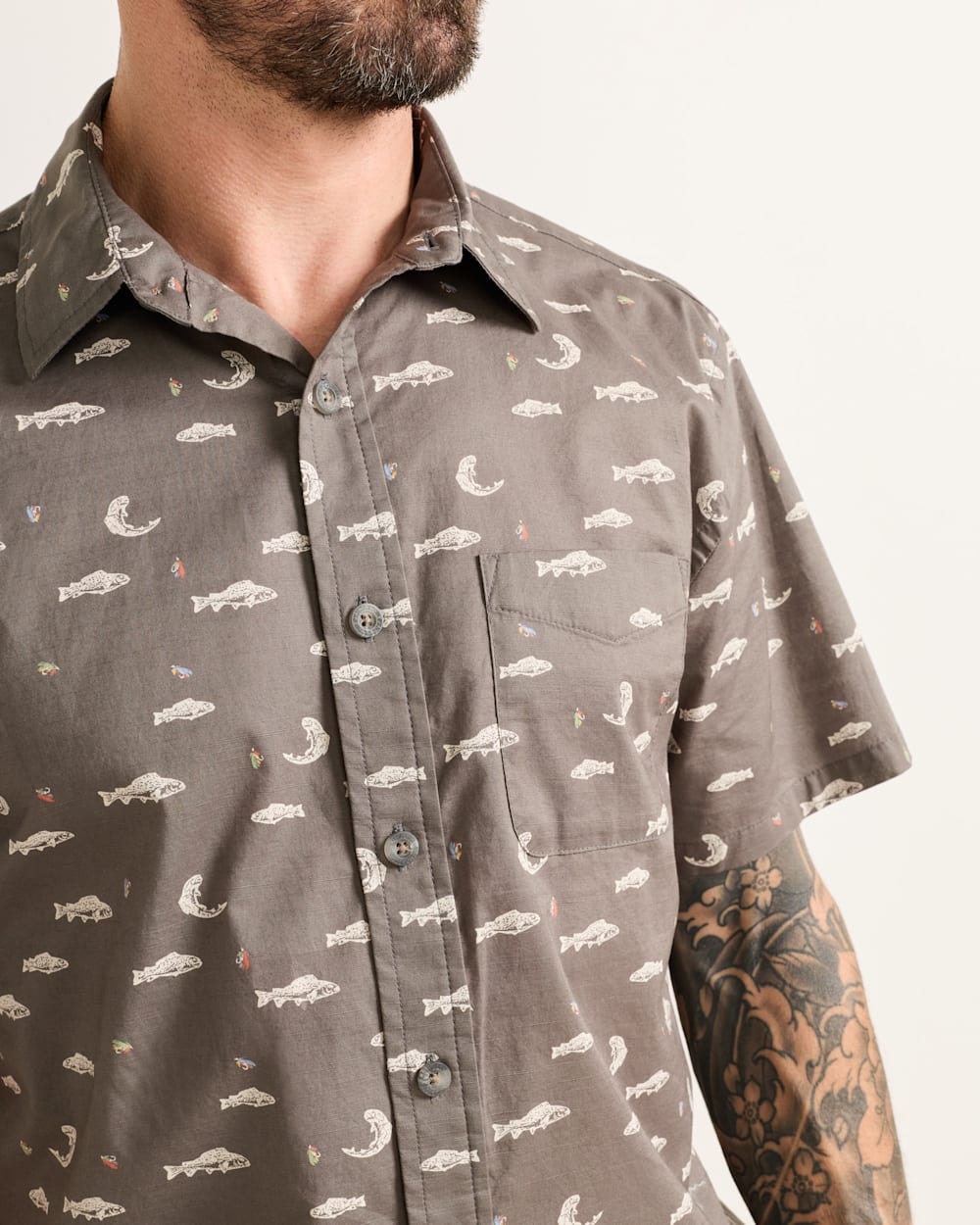 Pendleton Mens Short-Sleeve Shoreline Cotton Shirt