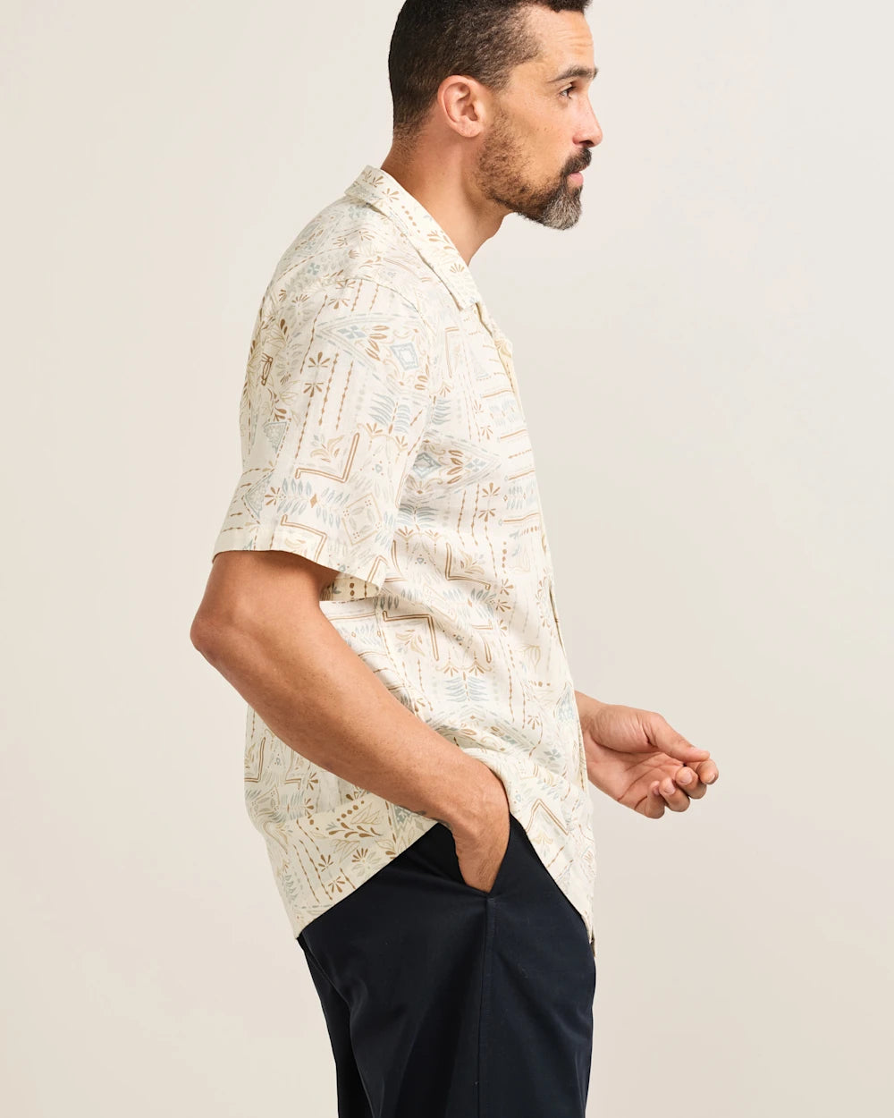 Pendleton Mens Aloha Linen Camp Shirt