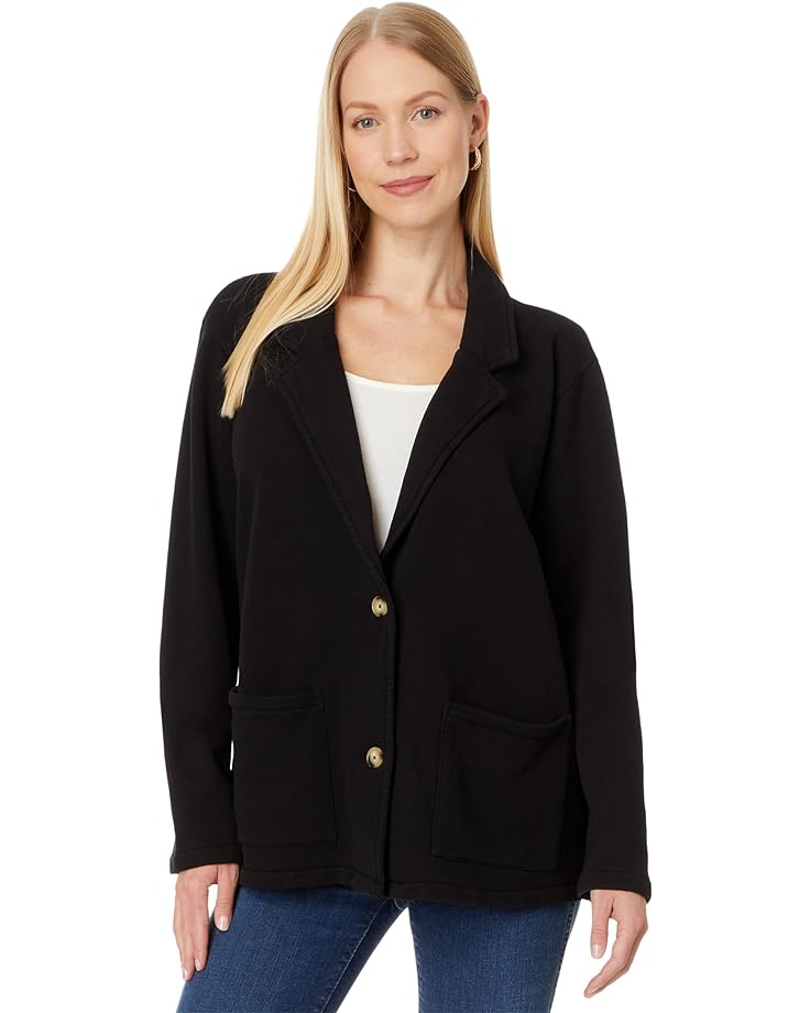 Mododoc Womens Long Sleeve French Terry Blazer