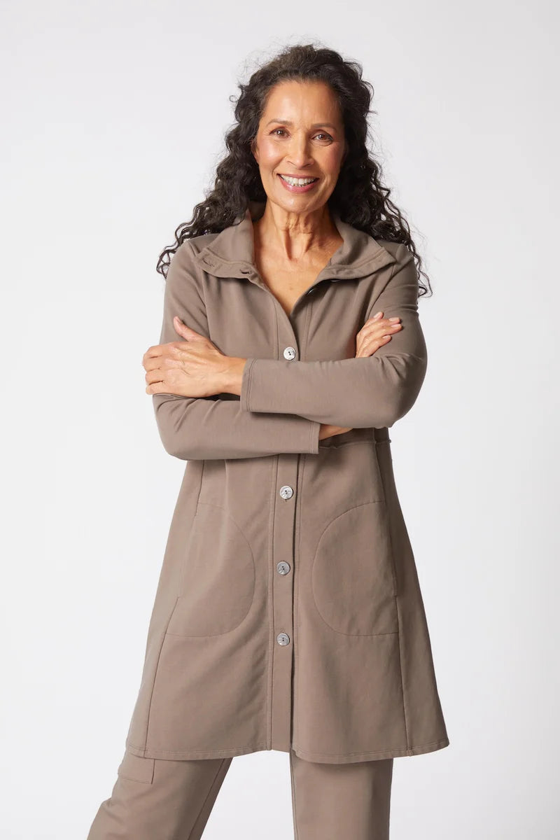 Habitat Womens French Terry Car Coat