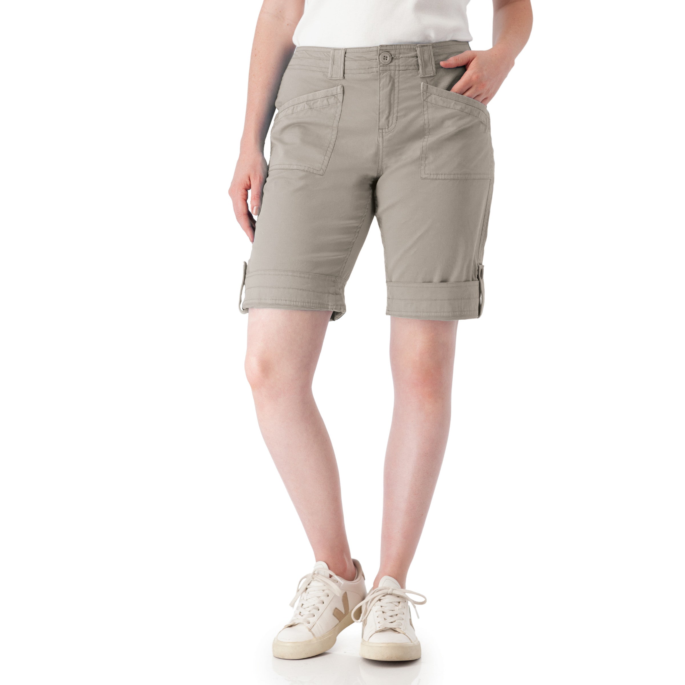 Aventura Womens Arden Roll-Up Organic Cotton Short