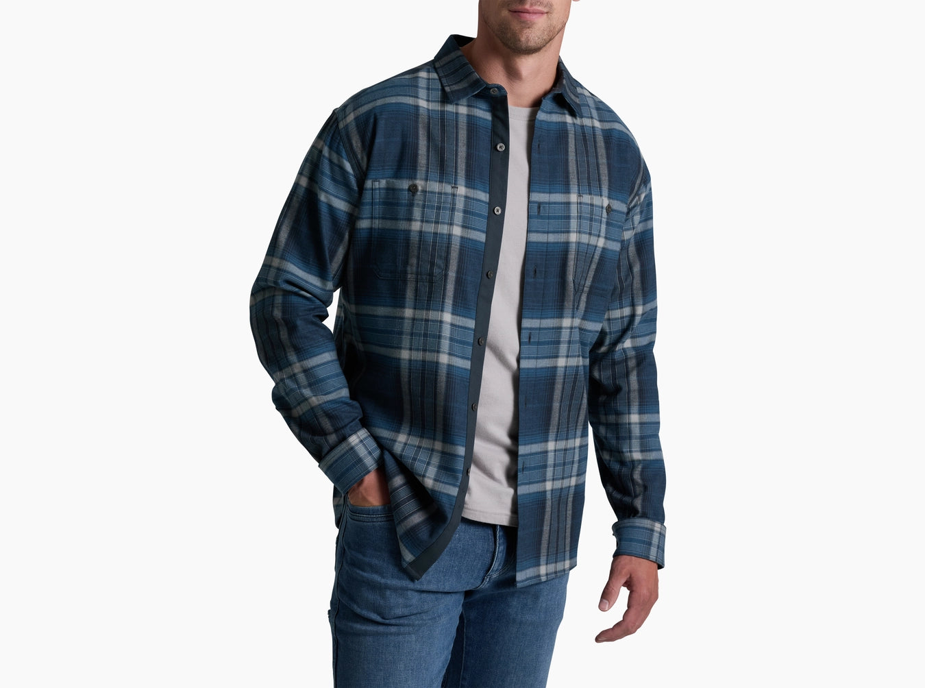 Kuhl Mens Fugitive Flannel LS