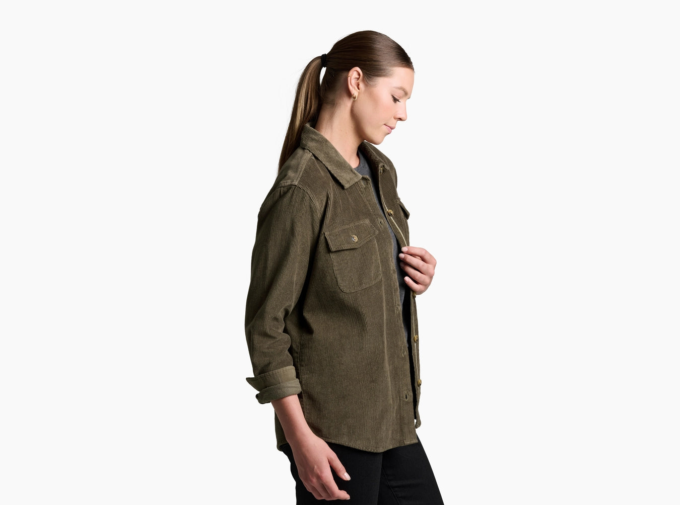 Kuhl Womens Tallula Cord Button Up