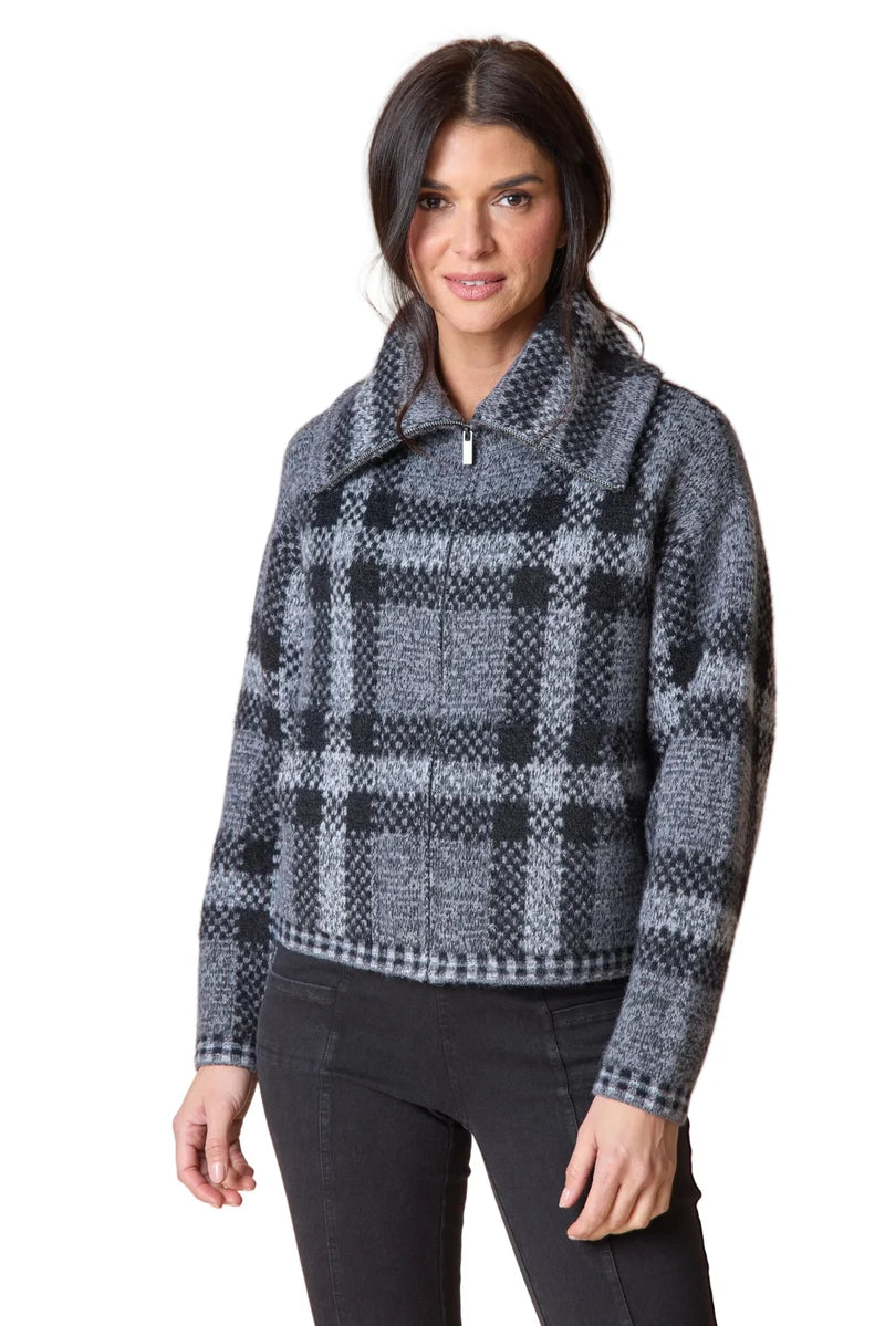 Habitat Womens Plaid About You Zip Jacket