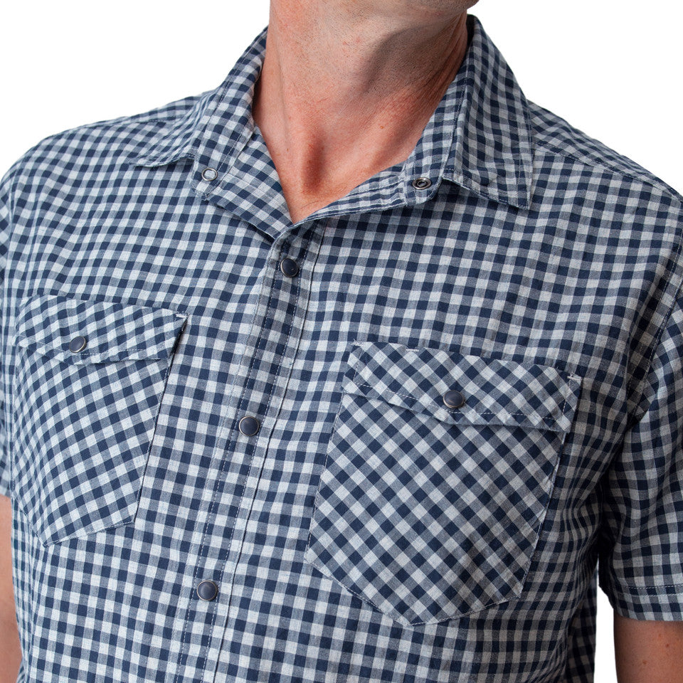 Old Ranch Mens Rydell Pearl Snap Check Shirt