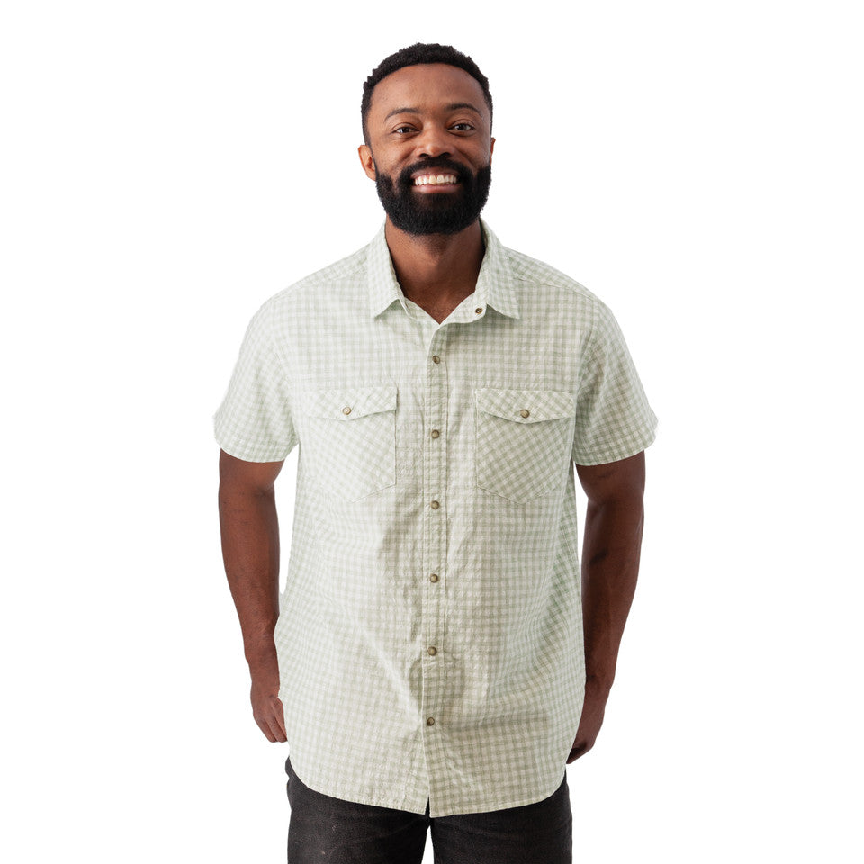 Old Ranch Mens Rydell Pearl Snap Check Shirt
