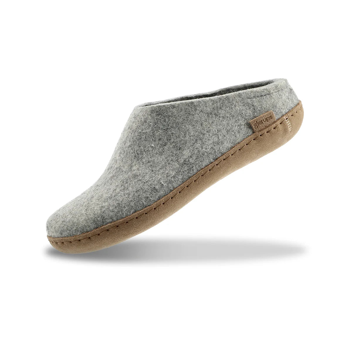 Glerups Womens Slip-On With Leather Sole