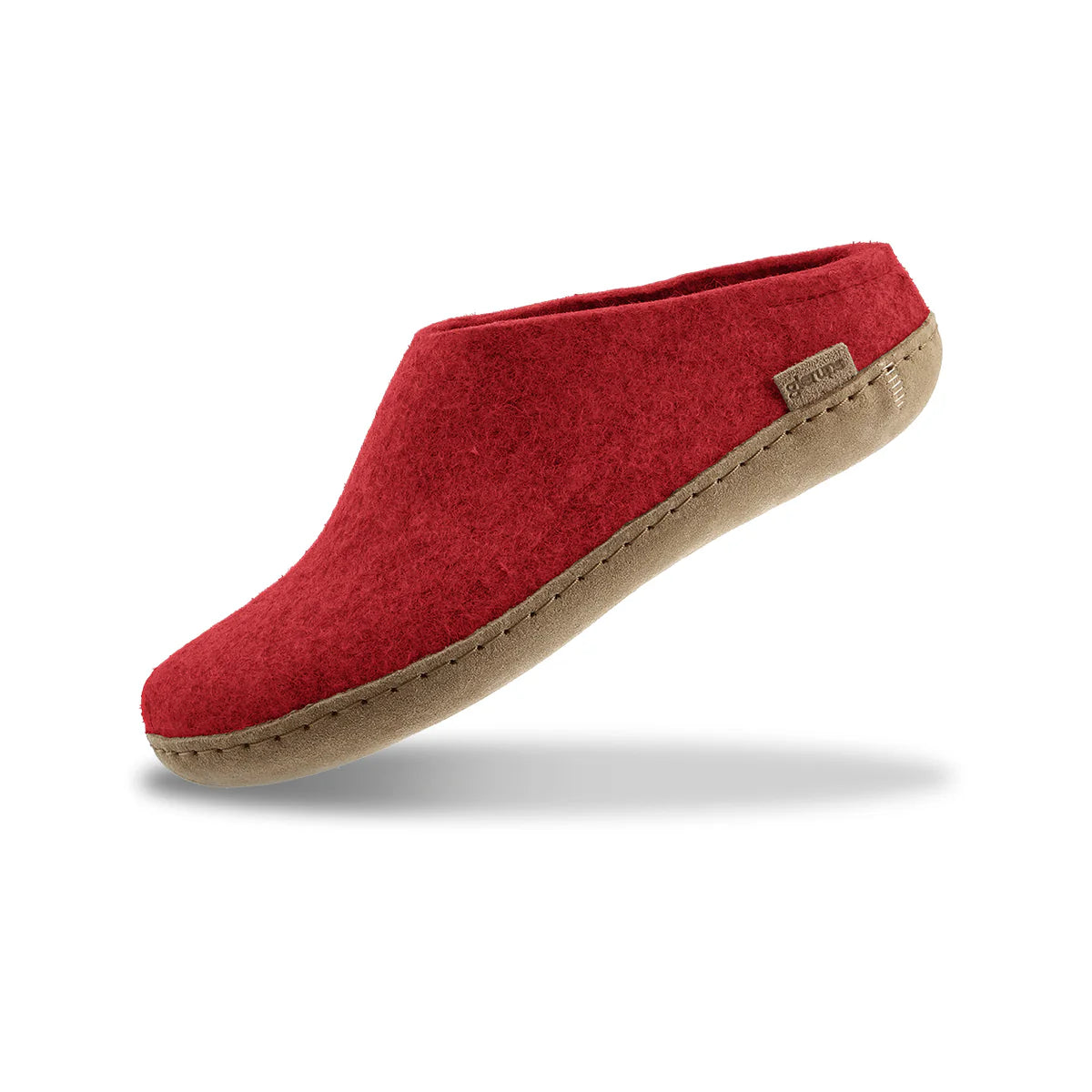 Glerups Womens Slip-On With Leather Sole