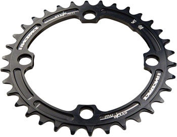 RaceFace Narrow-Wide Chainring: 104 BCD, 10-12 Speed, 38t Black