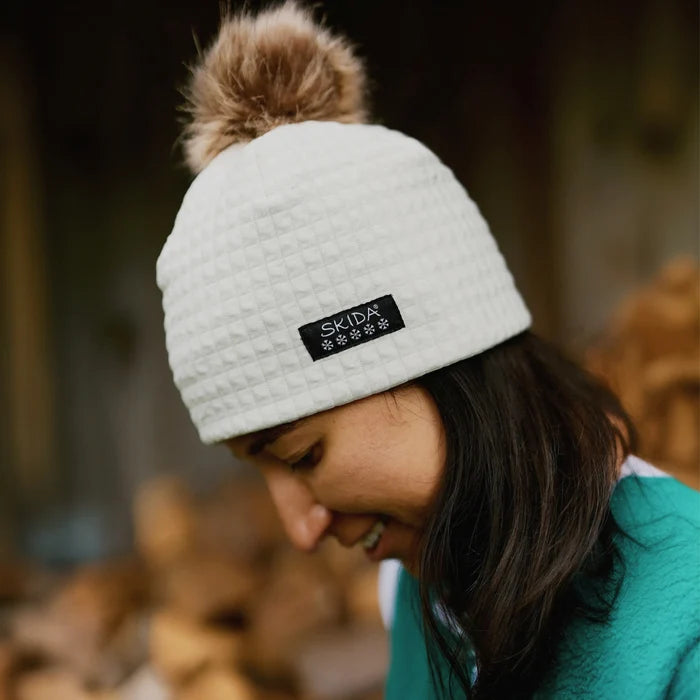 Skida Chateau Fleece-Lined Pom Hat