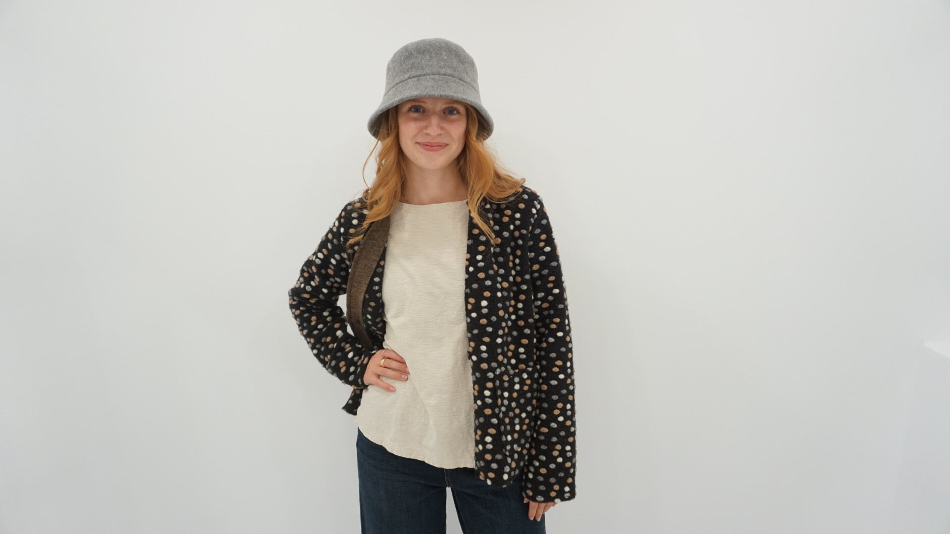 Cut Loose Womens Crop Aline Jacket-Boiled Wool