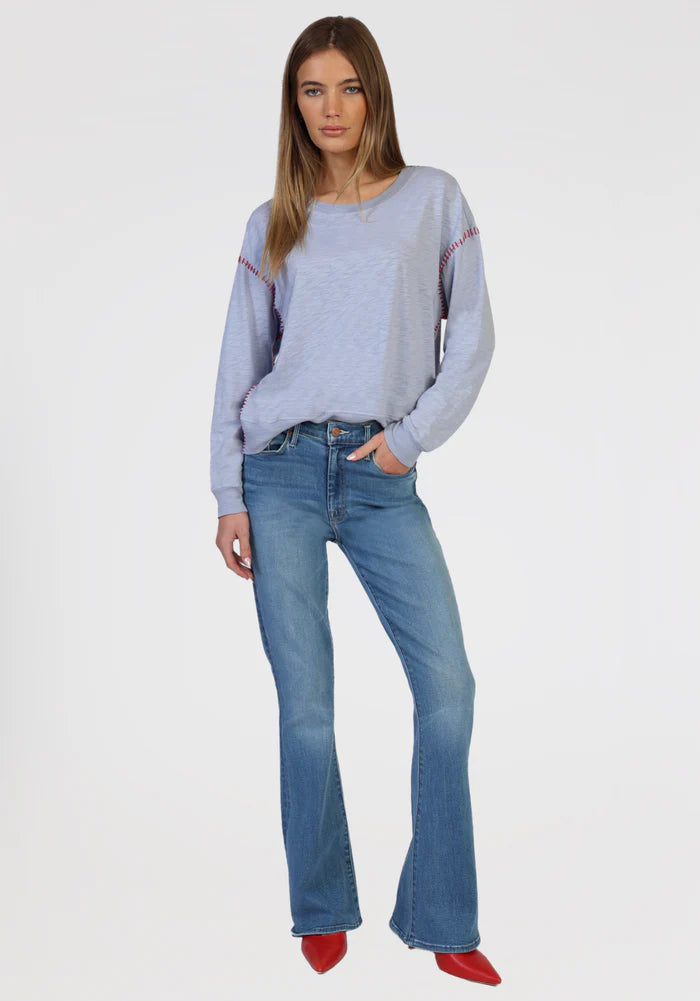 Dylan Womens Sweatshirt W/ Stitch Details