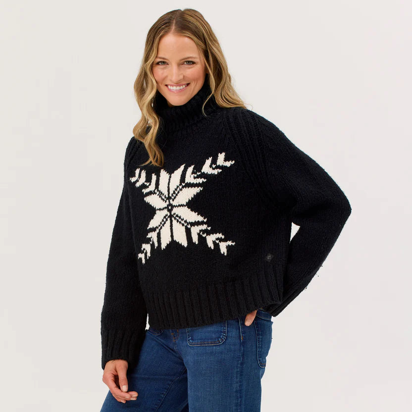 Krimson Klover Womens Snowflake Sweater