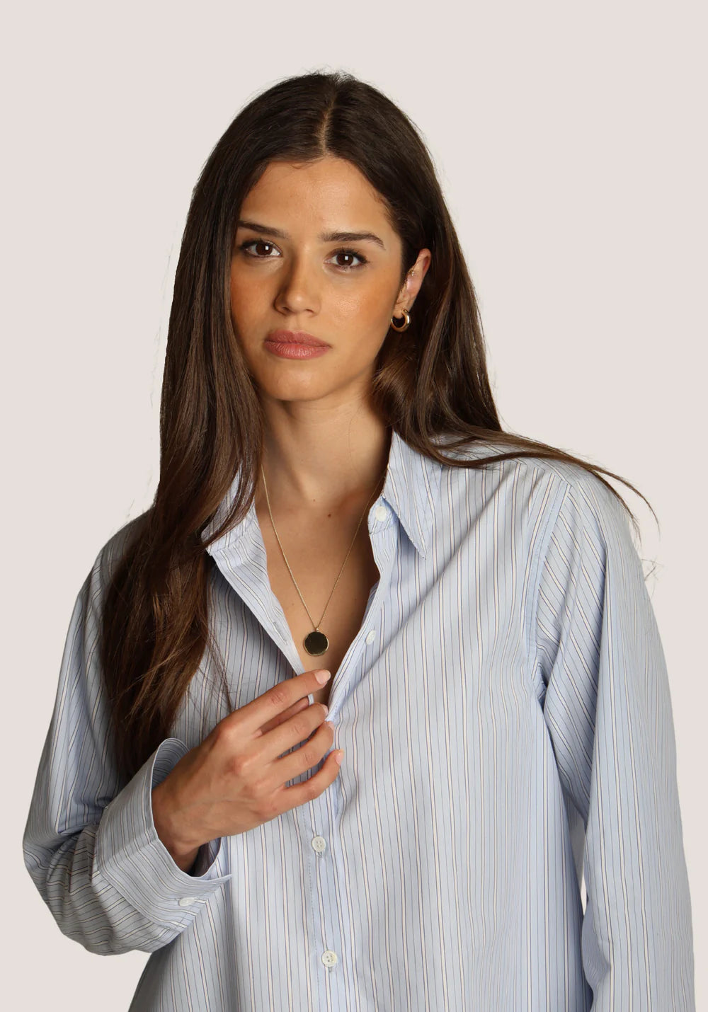 Dylan Womens Hi-Lo Modern Shirt